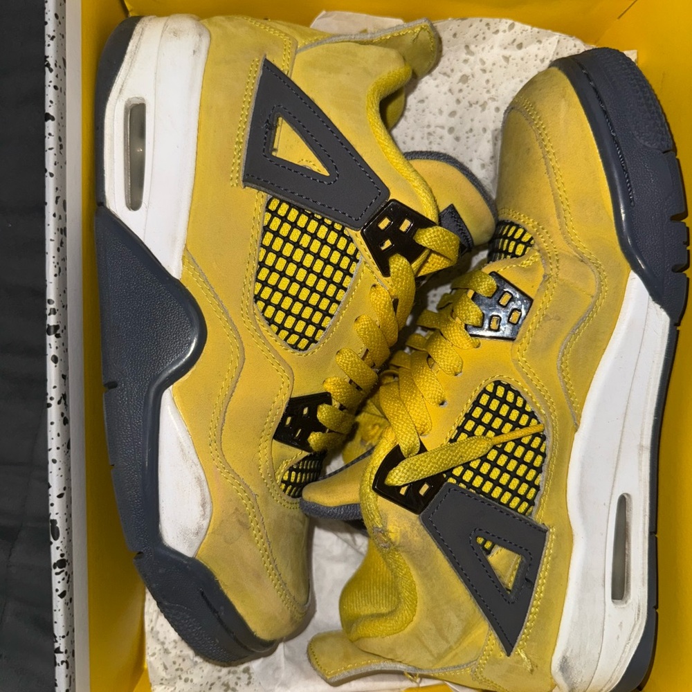 Jordan Kids Sneakers Yellow and Black